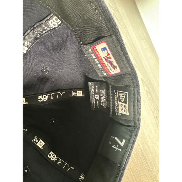 Detroit Tigers MLB New Era Classic Men's Fitted Baseball Hat Cap Size 7 1/4- EUC - Picture 4 of 4